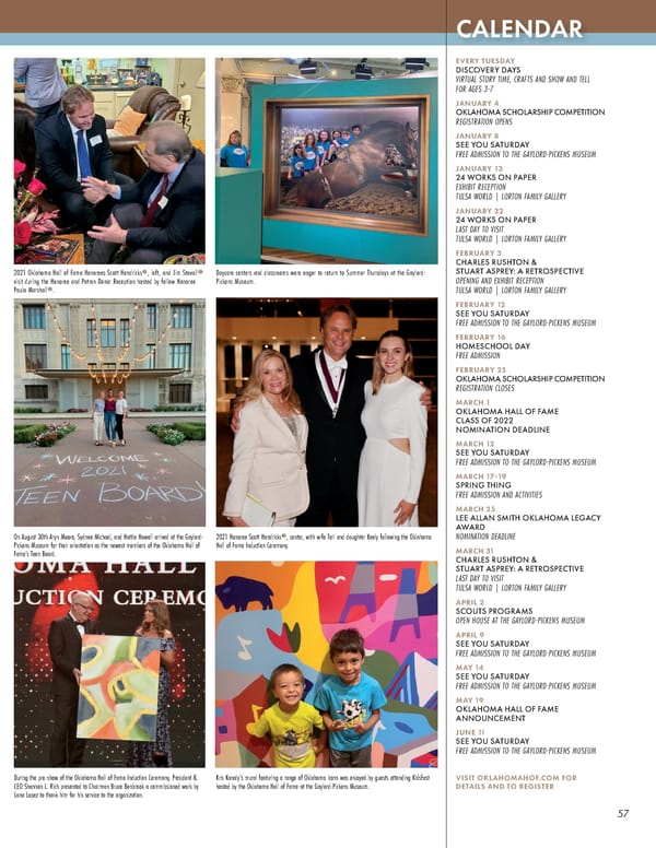 December 2021 Oklahoma Hall of Fame Magazine - Page 59