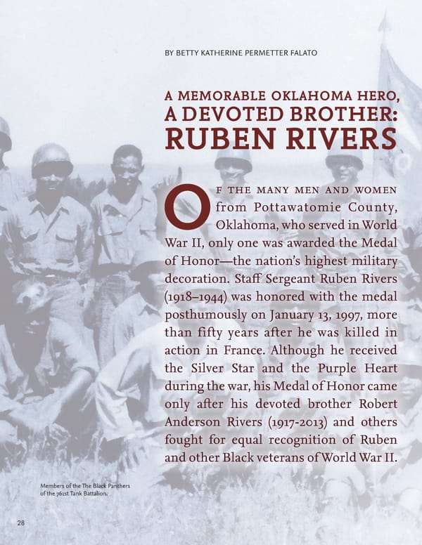 June 2021 Oklahoma Hall of Fame Magazine - Page 30