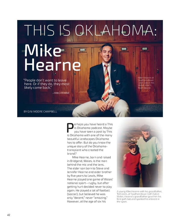 June 2021 Oklahoma Hall of Fame Magazine - Page 44