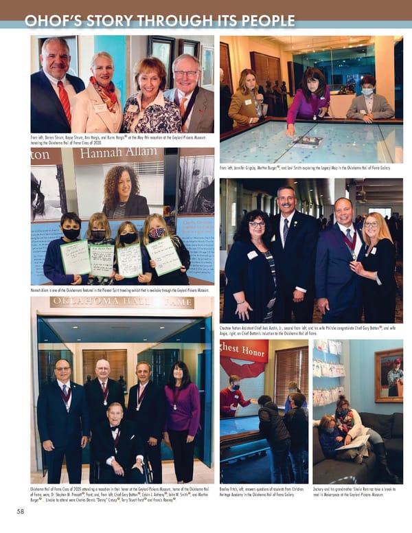 June 2021 Oklahoma Hall of Fame Magazine - Page 60